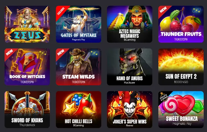 MyStake Casino Italy Giochi